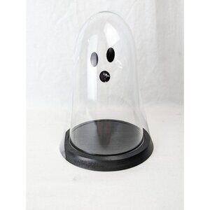 Target Bullseye's Playground Clear Glass Halloween Ghost Cloche Display Decor